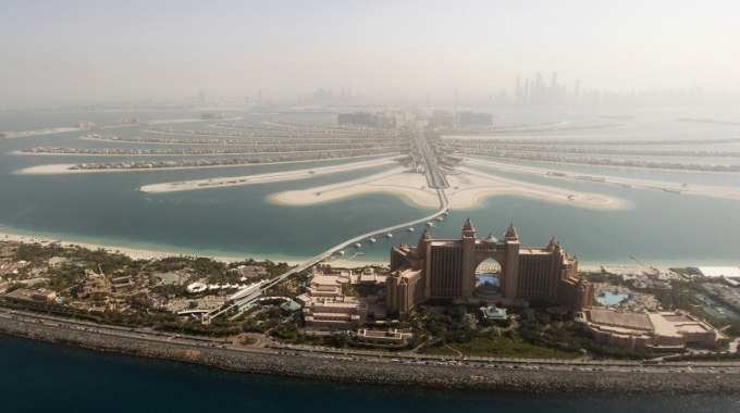 Sự giàu có của Dubai nhìn từ trên cao